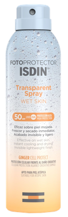 ISDIN Fotoprotector SPF50 Wet Skin Transparent spray, 250 ml