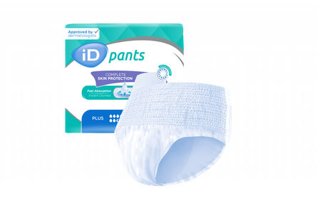 ID Pants Plus S (60-90 cm) nappy pants, 14 pcs.
