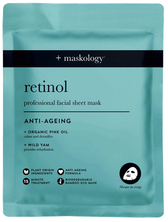 MASKOLOGY With Retinol facial mask, 22 ml