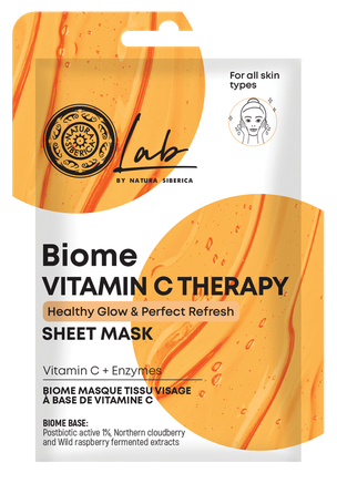 NATURA SIBERICA Lab Biome Vitamin C Therapy sejas maska, 1 gab.