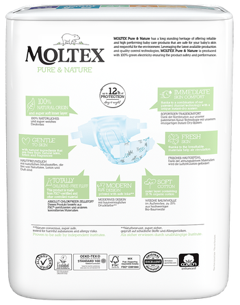 MOLTEX Eco Pure & Nature 5 Junior (11-25 kg) diapers, 25 pcs.