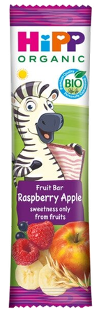 HIPP Organic Fruit Raspberry in Banana Apple bar, 23 g