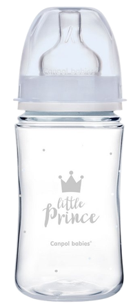 CANPOL BABIES Anti-colic PP Easy Start Royal Baby Blue pudelīte, 240 ml