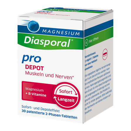 MAGNESIUM DIASPORAL Pro Depot for Muscles and Nerves pills, 30 pcs.