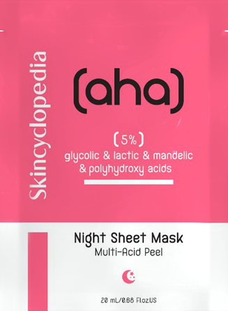 SKINCYCLOPEDIA With AHA and PHA Acids 5% sejas maska, 1 gab.