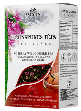 ESTVITA Иван-Чай С Боярышником рассыпной чай, 50 г