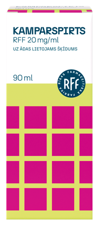 RFF Kamparspirts 20 mg/ml šķīdums, 90 ml