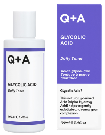 Q+A Glycolic Acid Daily tonic, 100 ml