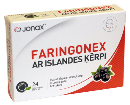 JONAX Faringonex С Исландским Лишайником пастилки, 24 шт.