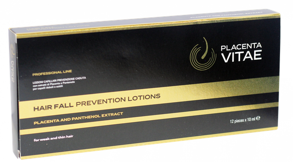 PLACENTA VITAE с экстрактом плаценты для предотвращения выпадения волос 10 мл, лосьон, 12 шт.