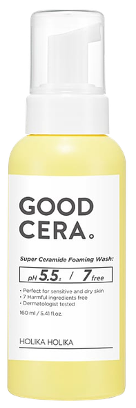 HOLIKA HOLIKA Good Cera Super Ceramide cleansing foam, 160 ml