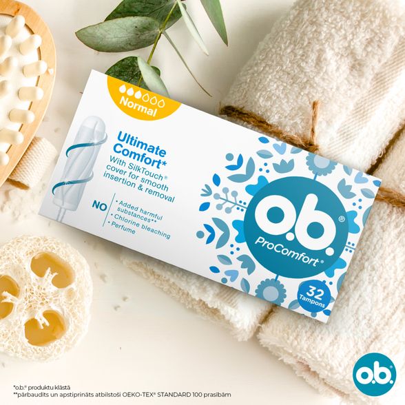 O.B. Ultimate Comfort Normal tampons, 32 pcs.