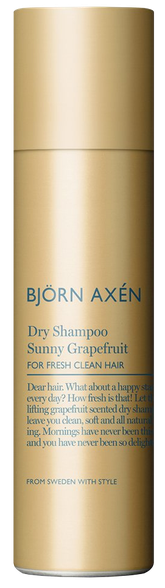 BJORN AXEN Sunny Grapefruit dry shampoo, 150 ml
