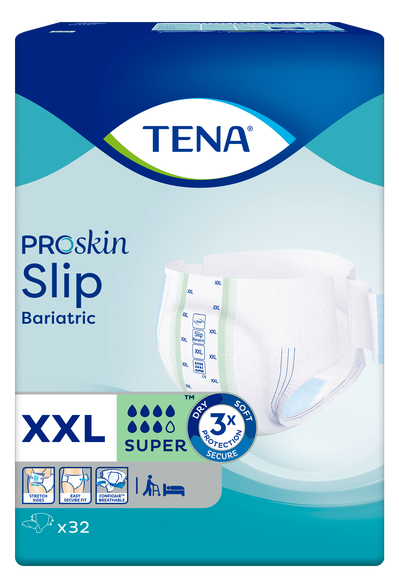 TENA Slip Super Bariatric XXL diapers, 32 pcs.