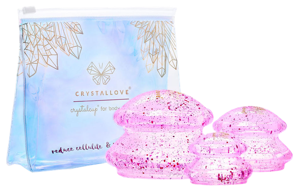 CRYSTALLOVE Pink CrystalCup for Body set, 1 pcs.