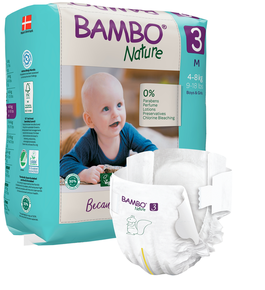 Nature M-3, 4-8 kg diapers, 28 pcs.