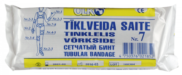 OLKO  Nr.7 non-sterile tubular bandage, 1 pcs.