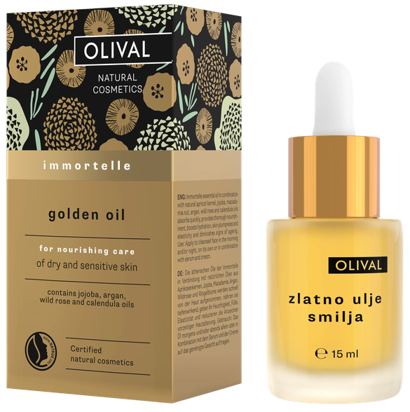 OLIVAL Immortelle Golden eļļa, 15 ml