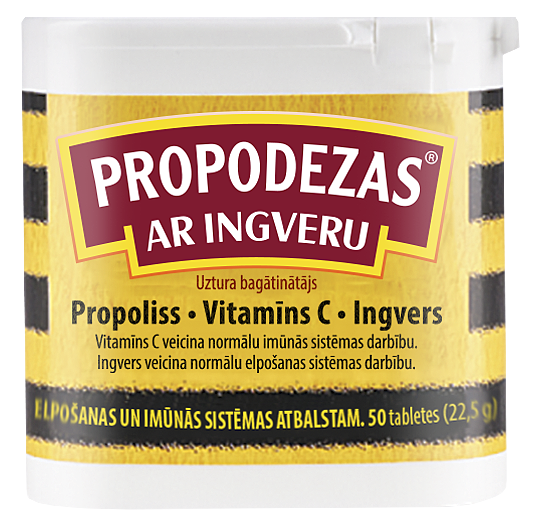 PROPODEZAS with ginger chewable tablets, 50 pcs.