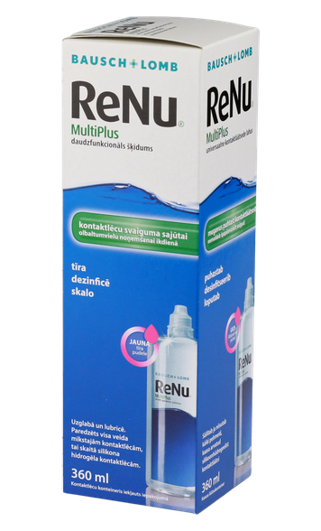 RENU   Multi Plus šķīdums kontaktlēcām, 360 ml