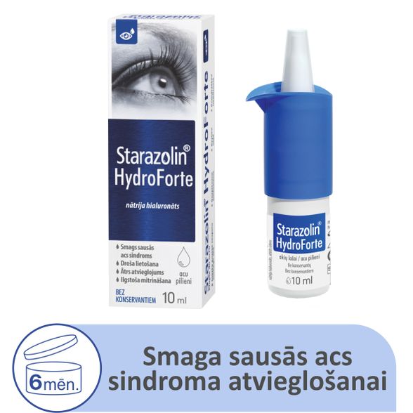 STARAZOLIN   HydroForte eye drops, 10 ml