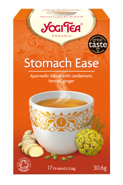 YOGI TEA Stomach Ease 1,8 g tēja maisiņos, 17 gab.