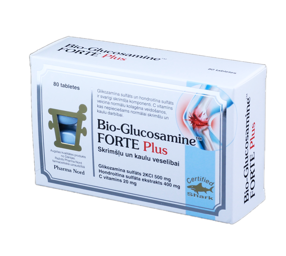 BIOACTIVE Glucosamine Forte Plus таблетки, 80 шт.