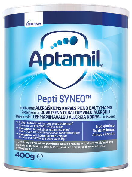 APTAMIL   Pepti Syneo 0+ молочная смесь, 400 г