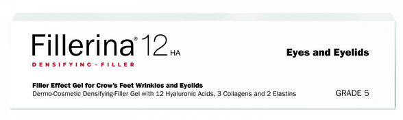 FILLERINA  12HA Grade 5 acu zonai un plakstiņiem gels, 15 ml