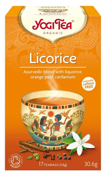 YOGI TEA Licorice 1.8 g чай в пакетиках, 17 шт.
