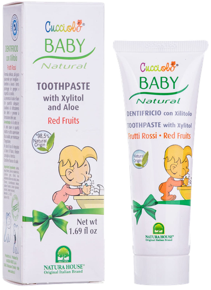NATURA HOUSE Cucciolo Baby Red Fruits kids toothpaste, 50 ml