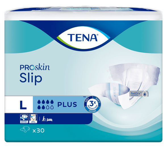 TENA Slip Plus L diapers, 30 pcs.