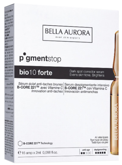 BELLA AURORA Bio10 Forte Pigment Stop ampulas, 15 gab.