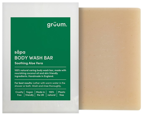GRUUM Sapa Zero Plastic - Aloe Vera мыло, 95 г