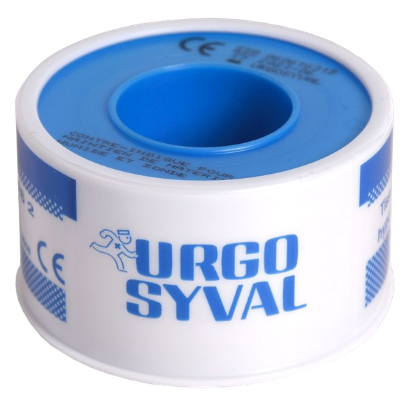 URGO  URGO Syval 5 m x 2,5 cm leikoplasts rullī, 1 gab.