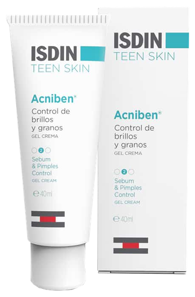 ISDIN Acniben Shine&Pimple face cream, 40 ml