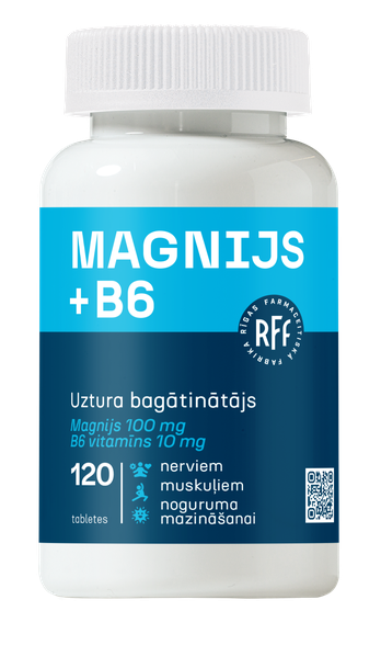 RFF Magnijs+B6 tabletes, 120 gab.
