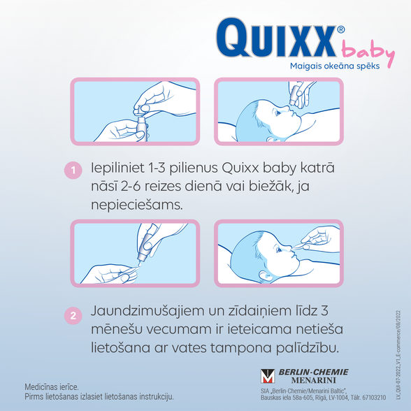 QUIXX  Baby deguna pilieni, 10 ml