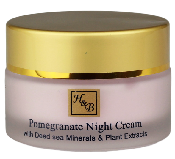 HEALTH&BEAUTY Dead Sea Minerals Pomegranate night sejas krēms, 50 ml