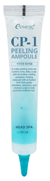 CP-1 Head Spa Peeling Ampoule galvas ādas pīlinga līdzeklis, 20 ml