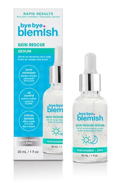 BYE BYE BLEMISH Skin Rescue Niacinamide+Zinc serum, 30 ml