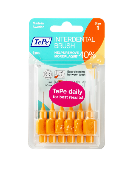 TEPE Original Size 1 0.45 mm interdental brush, 6 pcs.