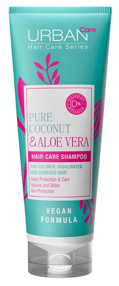 URBAN CARE Pure Coconut & Aloe Vera šampūns, 250 ml