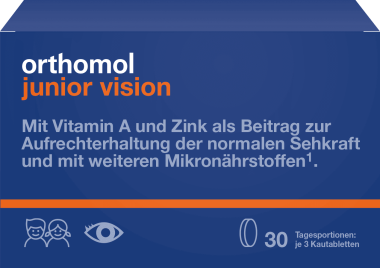 ORTHOMOL Junior Vision жевательные таблетки, 90 шт.