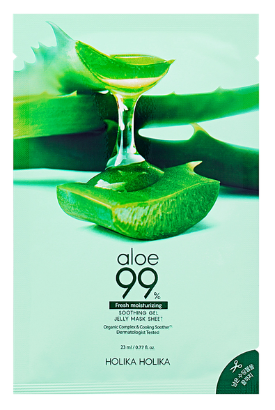 HOLIKA HOLIKA Aloe 99 % Soothing Gel sejas maska, 23 ml