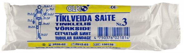 OLKO  non-sterile Nr.3 tubular bandage, 1 pcs.