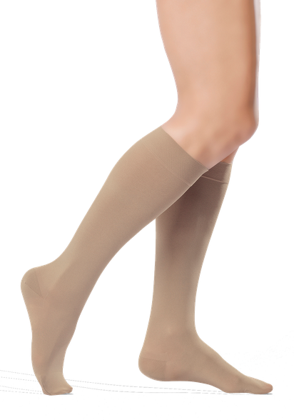 TONUS ELAST 0401 Lux, 1ccl, Height 1, Size 4, Sand compression knee-high socks, 1 pair