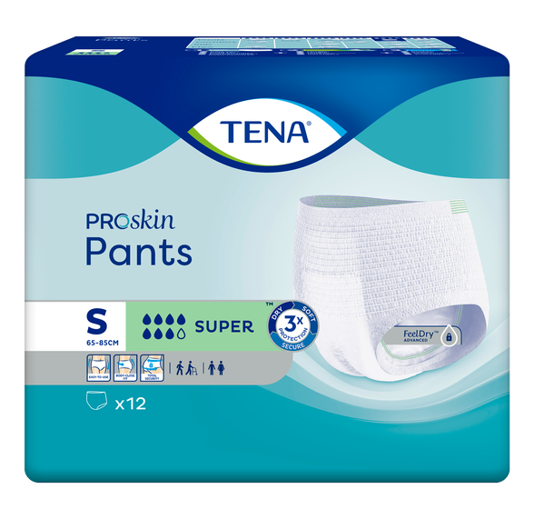 TENA Pants Super S nappy pants, 12 pcs.