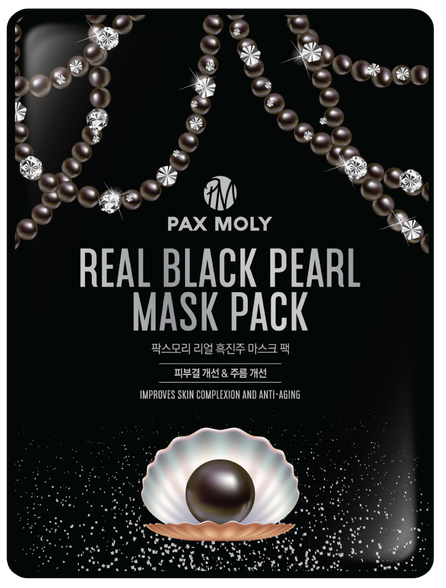 PAX MOLY Real Black Pearl sejas maska, 25 ml