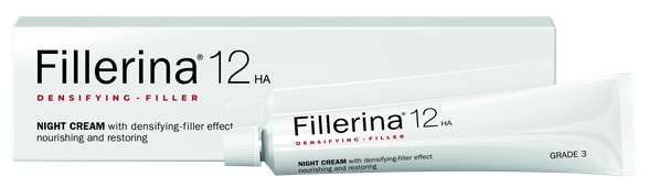FILLERINA  12HA Grade 3 Night face cream, 50 ml